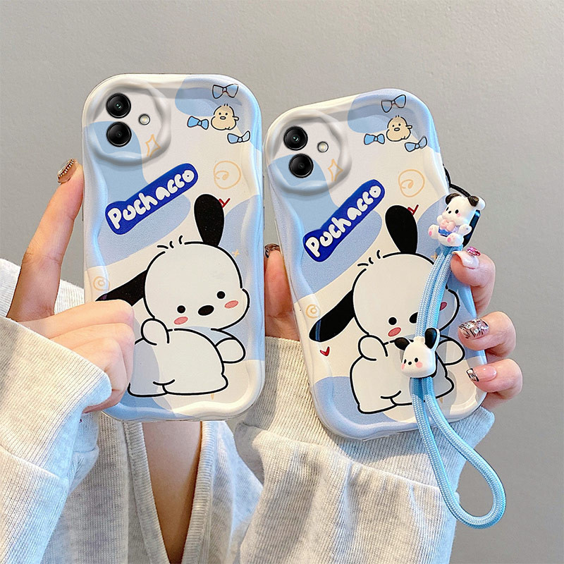 เคส SAMSUNG A05 A04 A05S โทรศัพท์น่ารักป้องกันกรณี + สร้อยข้อมือน่ารัก MR