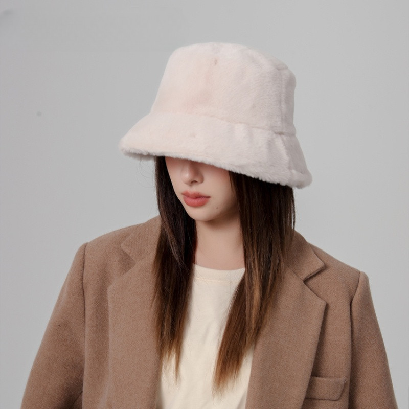 Misskoi [คลังสินค้าพร้อม] ตุ๊กตากระต่ายหมวกหญิงฤดูใบไม้ร่วงฤดูหนาวสไตล์ใหม่ญี่ปุ่น High-End แฟชั่น Warm หนาบังแดด Retro อินเทรนด์หมวกอ่าง