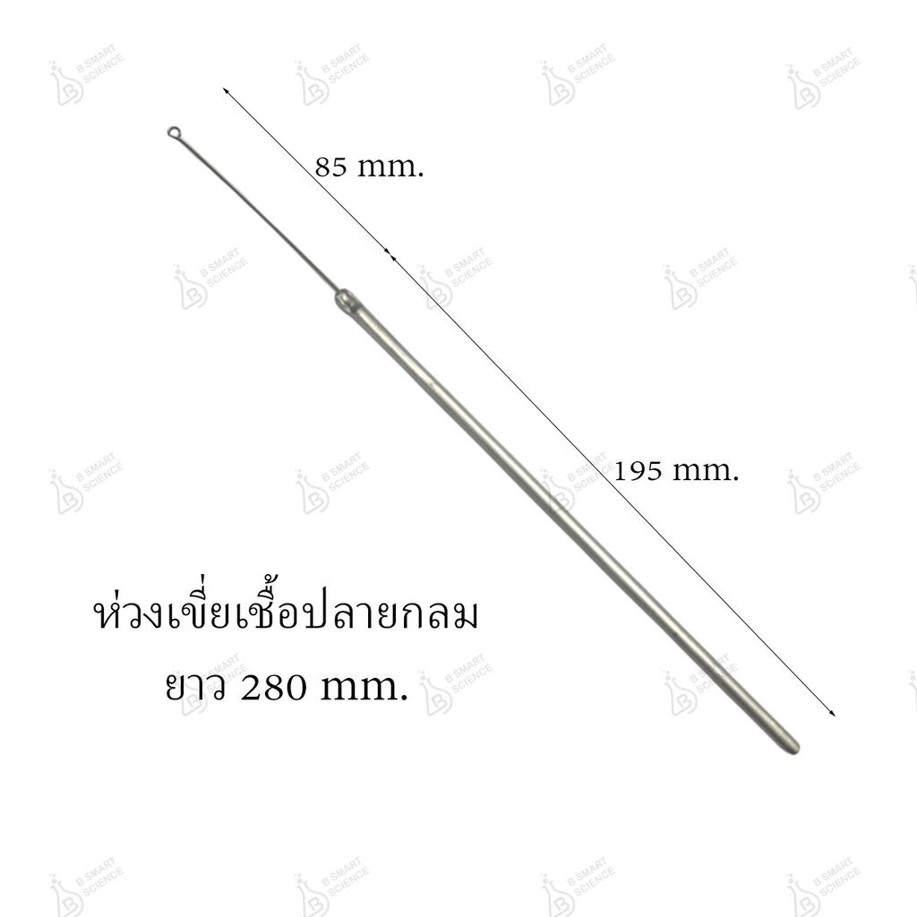 ห่วงเขี่ยเชื้อ ปลายกลม Inoculation loop