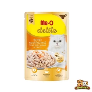 (ยกโหล 12ซอง) Me-o delite อาหารเปียก มีโอ ดีไลท์ ขนาด 70 กรัม
