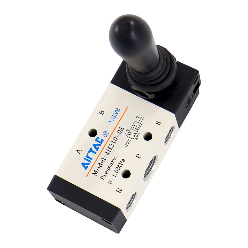 Air TAC Pneumatic Hand Trench Valve 4H210-08 Reversing 4H310 ควบคุมวาล์วสวิทช์วาล์วเครื่องกล