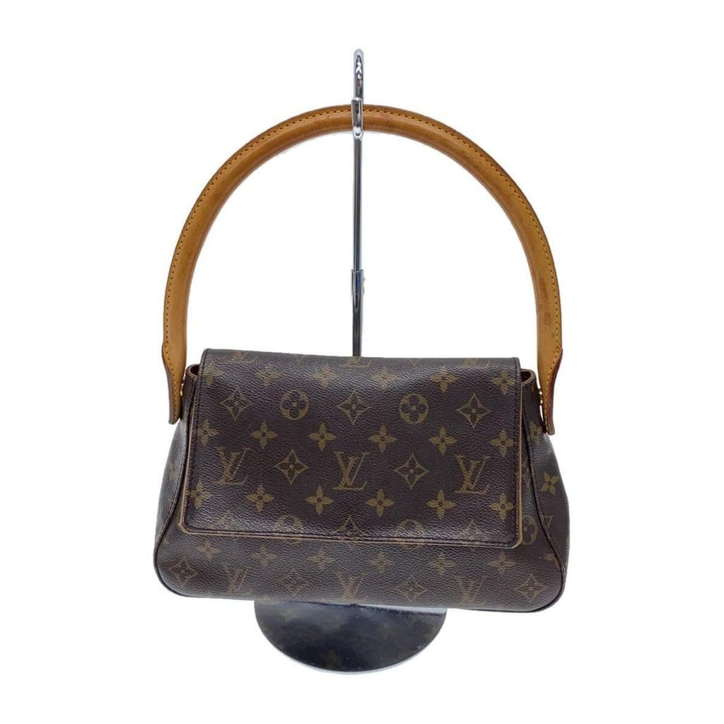 LOUIS VUITTON Handbag Monogram Looping Canvas Brown PVC Patterned all over Direct from Japan Secondhand