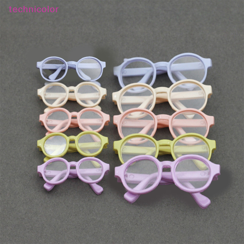 [technicolor] 1 ชิ้นแว่นตาสําหรับ 4.5 ซม./6.5 ซม./9 ซม.labubu ตุ๊กตาแว่นตาพลาสติกตุ๊กตาแว่นตากันแดดตกแต่ง Candy สีแว่นตาตุ๊กตาอุปกรณ์เสริมใหม่สต็อก