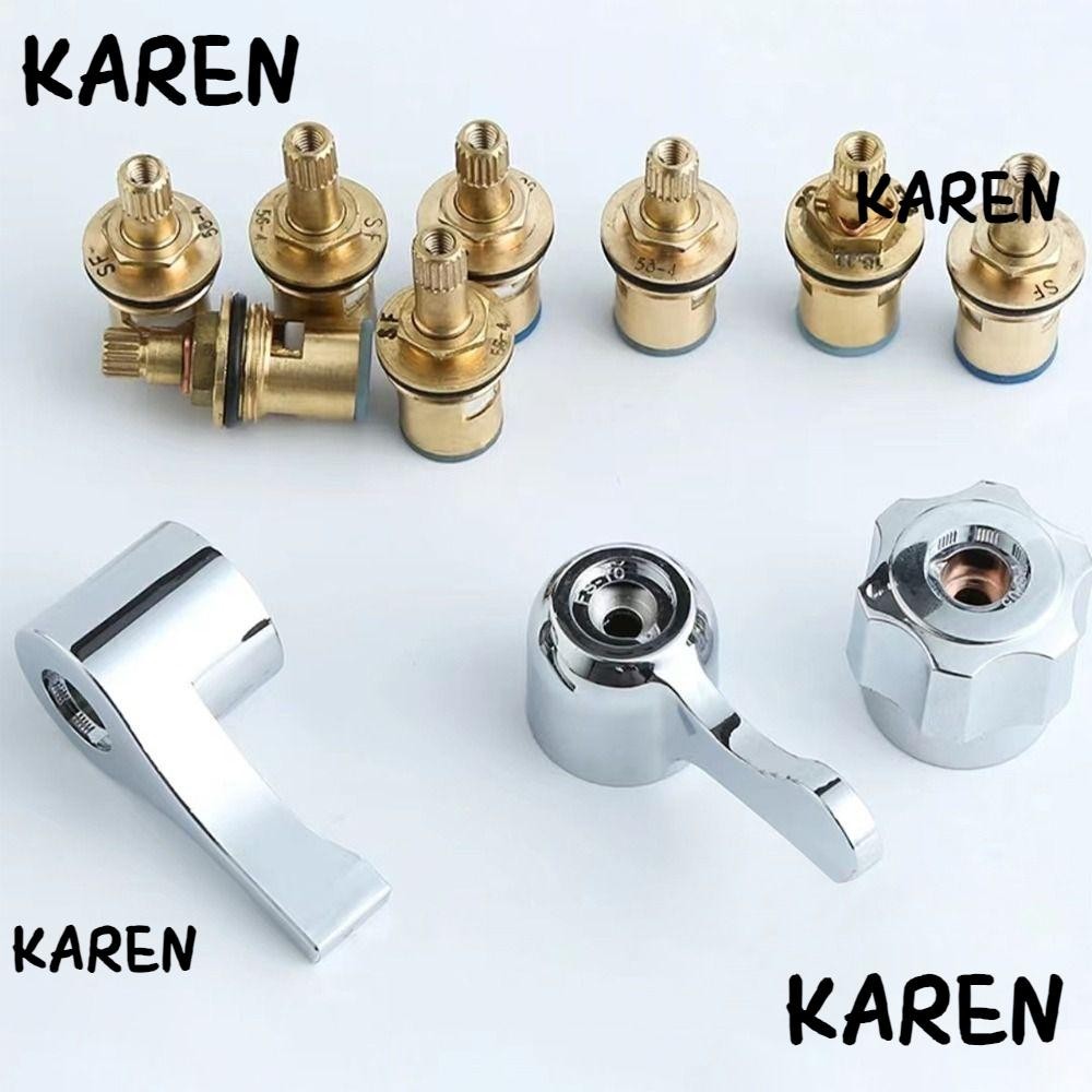 ขวา 1ชิ้นก๊อกน้ําแกนวาล์ว,สวิทช์จับอย่างรวดเร็วเปิดก๊อกน้ําซ่อมอุปกรณ์เสริม,ทนทานทองแดงติดตั้งง่ายอุปกรณ์ห้องน้ําก๊อกน้ําเปลี่ยนส่ว