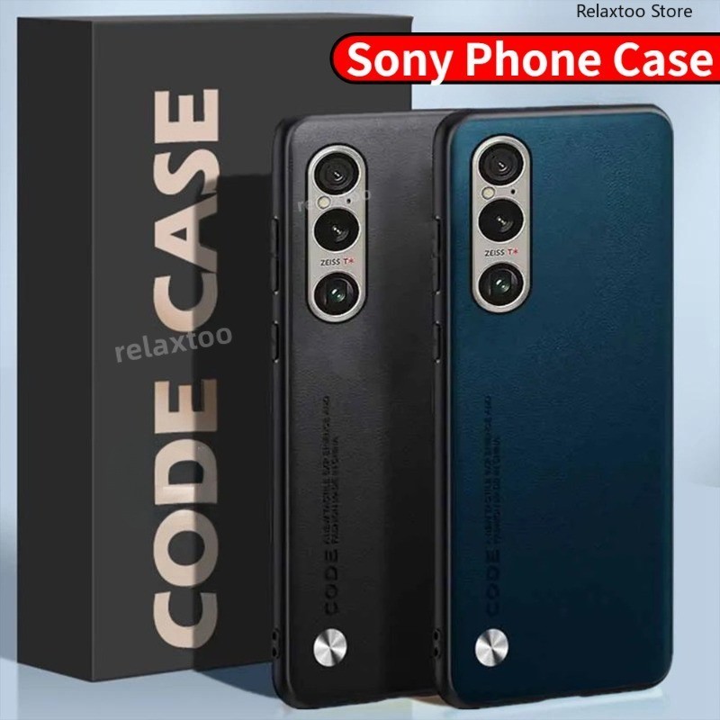 Matte สําหรับ Sony Xperia 1 10 VI 10VI 1VI Xperia10VI Xperia1VI 5G Slim ผิวธรรมดาหนังเคสซิลิโคนกันกระแทกป ้ องกันเหงื ่ อป ้ องกันปกหลัง