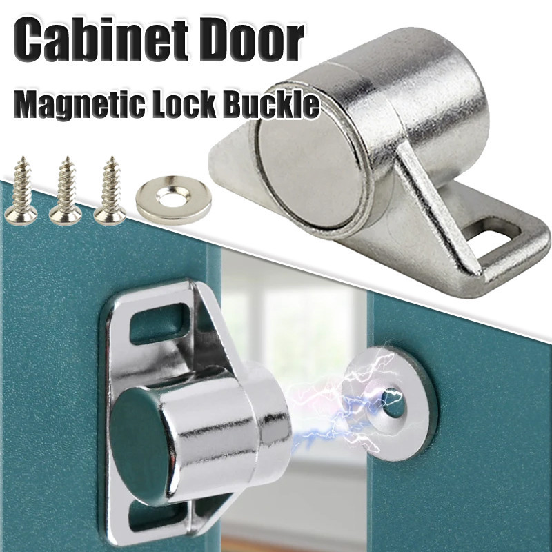 ใหม่แม่เหล็กประตูตู้จับแม่เหล็กเฟอร์นิเจอร์ประตู Stopper Strong ที่มีประสิทธิภาพ Neodymium แม่เหล็กสลักตู้ Catches