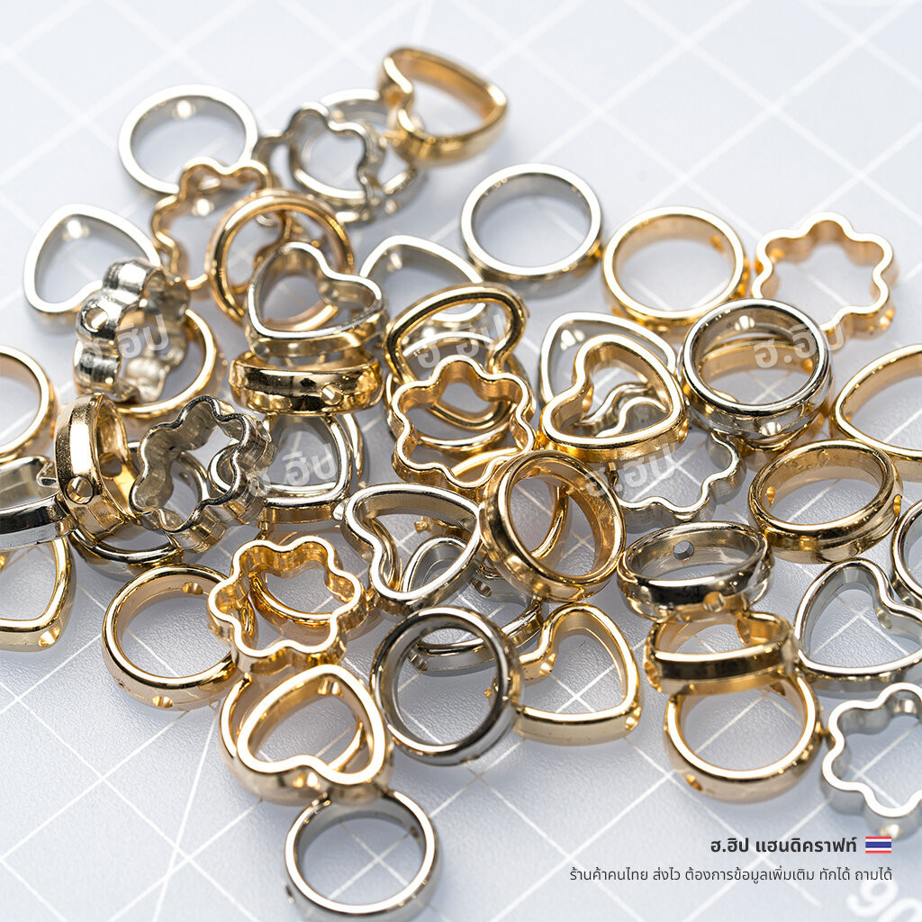 ลูกปัด CCB รวมมาครบทุกแบบ ลูกปัดพลาสติกเคลือบโลหะ | CCB