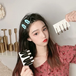 กิ๊บติดผม สไตล์เกาหลี แนวย้อนยุค สำหรับผู้หญิง Retro style Korean hair clips for women.