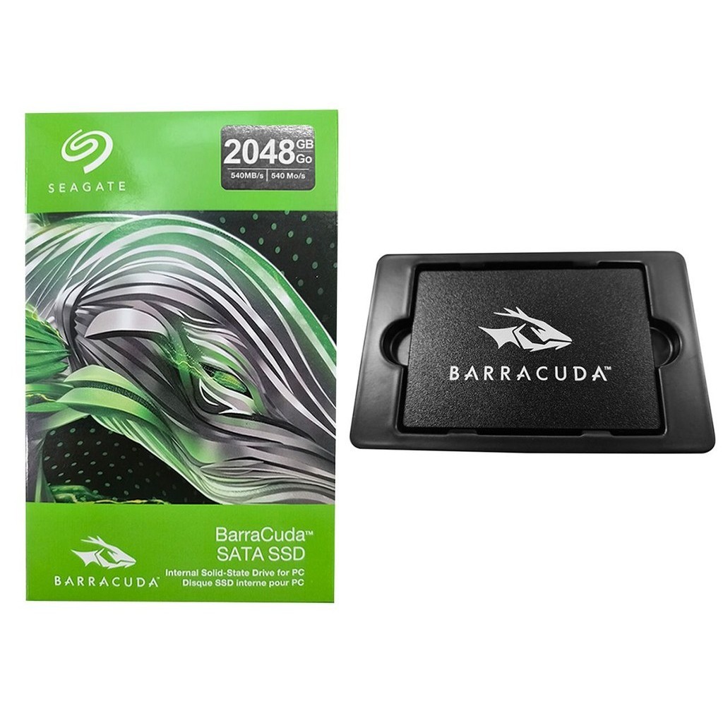 Seagate BarraCuda SATA SSD 2048GB (ZA2048CV1A002) - SATA III 6Gb/s, 2.5-inch, for PC