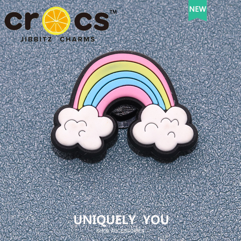 JIBBITZ cross charms ตัวติดรองเท้า Beach Wave DIY ตัวติดรองเท้า cross
