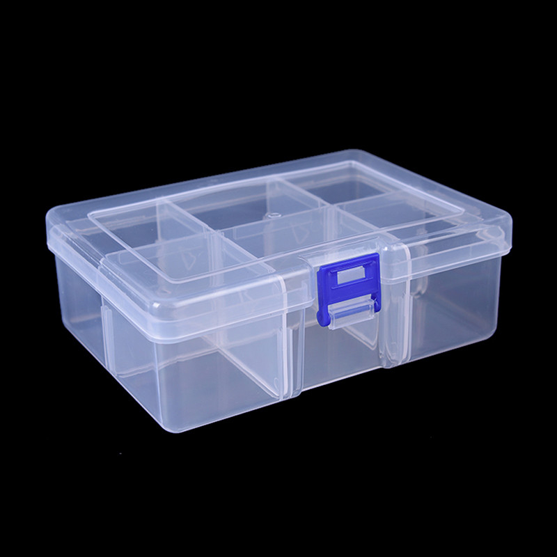 Ahlsen0 1 ชิ ้ นใหญ ่ 6 ช ่ องตกปลาล ่ อTackle Hookกล ่ องเก ็ บภาชนะกรณีth