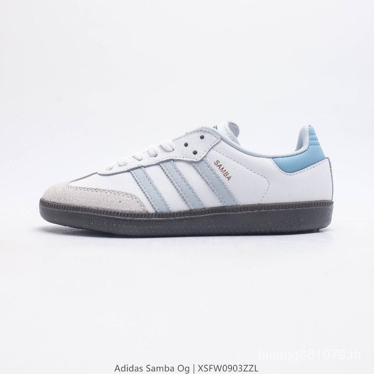 Adidas Originals samba size og white/blue low cut