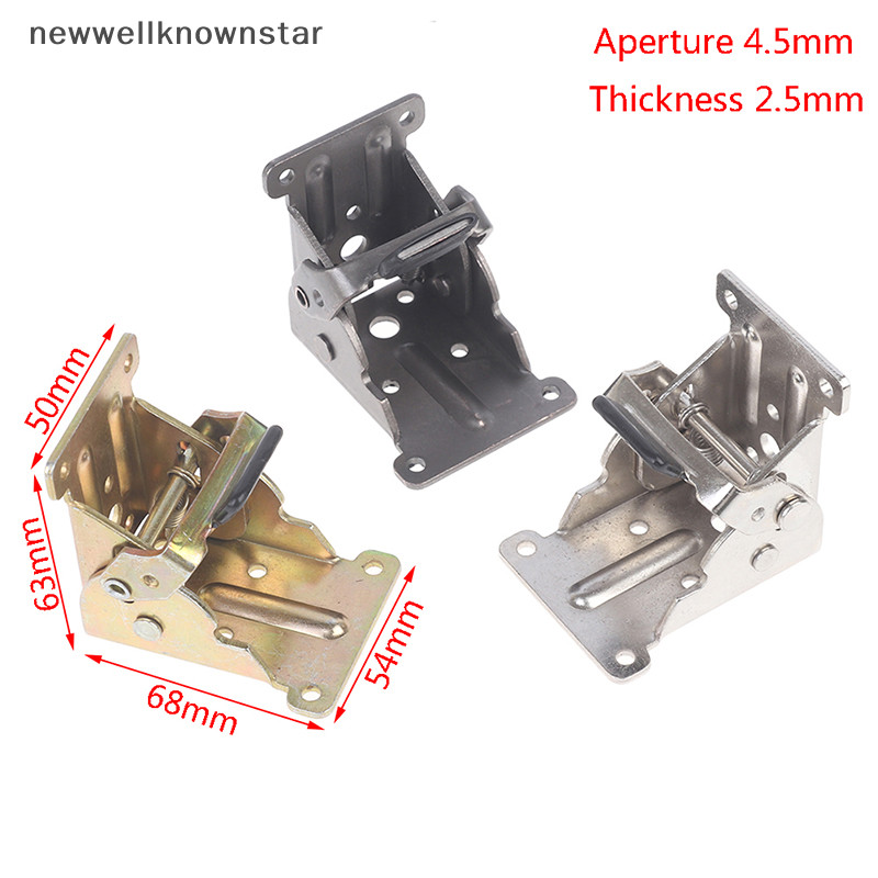 Newwellknownstar 90 องศา Self-Locking บานพับพับขาโต ๊ ะเก ้ าอี ้ Extension พับฟุตบานพับ CCB