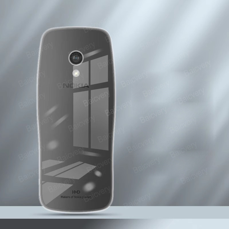 Nokia 3210 2024 TA-1543 TA-1545 TA-1549 TA-1556 TA-1559 TA-1563 Clear ปลอกป้องกันเคสโทรศัพท์ Clear ฝ