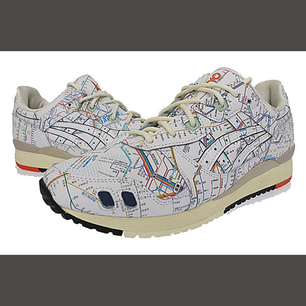 ASICS GELLITE 3 TYO SUBWAY 1201A528-100 WHITE ■ Direct from Japan Secondhand