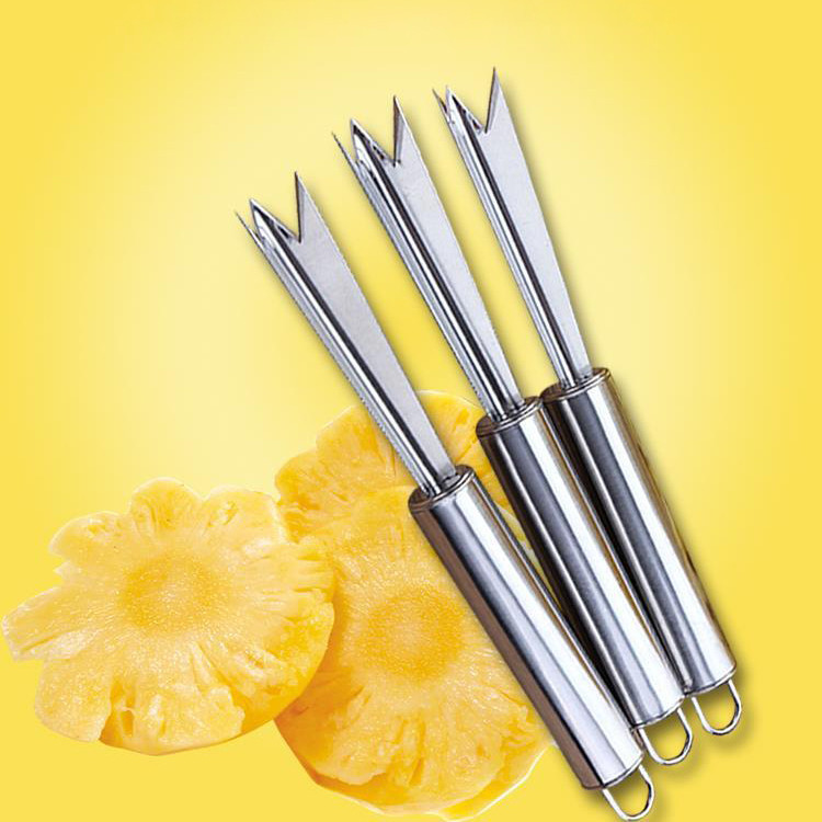 PQS ที่เลาะตาสับปะรด มีดเจาะตาสับปะรด แบบสแตนเลส - รูปที่ 3