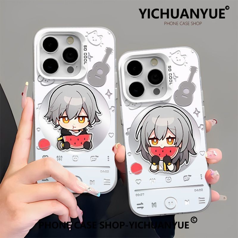 🏆Ready Stock🔥 Honkai: Star Rail ลายการ์ตูน เคสไอโฟน11 For iPhone12 11 14 15Pro MAX XS XR XS 7 8Plus 