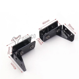 Yuki บานพับประตูกระจก ฮาร์ดแวร์เฟอร์นิเจอร์ บานพับกระจกประตูเดียว Cabinets Glass Door Hinges