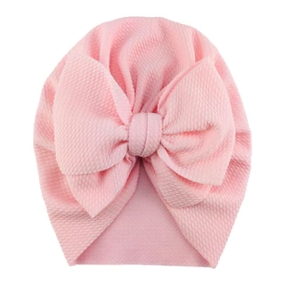 (Bow01) "พร้อมส่ง"ผ้าโพกหัว ที่คาดผม โพกหัวโบว์ขนาดใหญ่สีพื้น น่ารัก สําหรับเด็ก