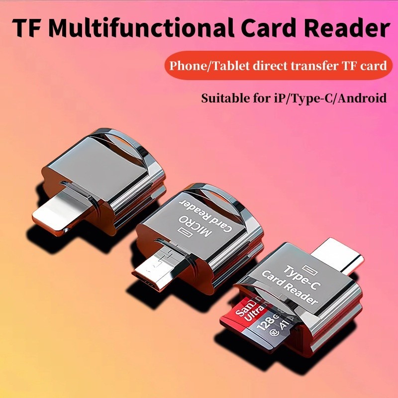 Otg To TF Card Reader Type C Micro SD Card Adapter สําหรับ Samsung Huawei PC แล็ปท็อปแฟลชไดรฟ์ OTG Reader