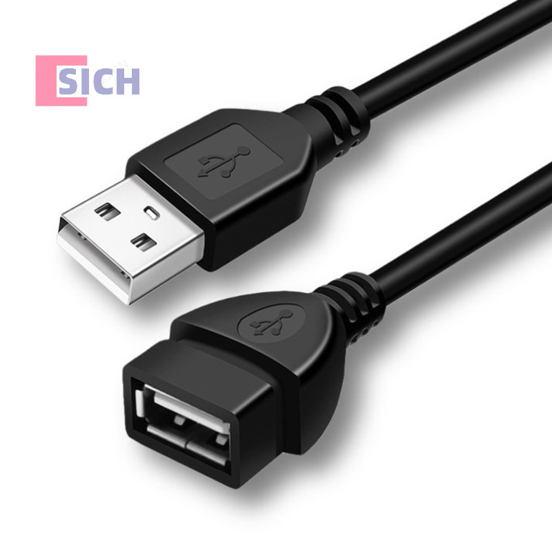 [Sich ] สายต ่ อ USB 2.0 0.6m/1m/1.5m สายส ่ งข ้ อมูลแบบมีสายสายเคเบิลข ้ อมูลใหม ่