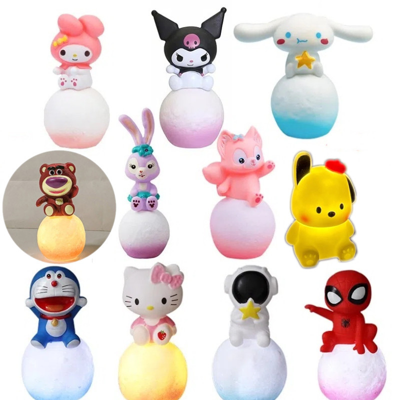 การ ์ ตูนน ่ ารัก Sanrio Kuromi Cinnamoroll Spider Man ห ้ องนอนของขวัญวันเกิดเด ็ ก