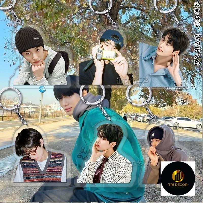 BYEON WOO SEOK KIM HYE YOON LOVELY RUNNER mica พวงกุญแจอะคริลิคพิมพ์ภาพนักแสดงไอดอลเกาหลี