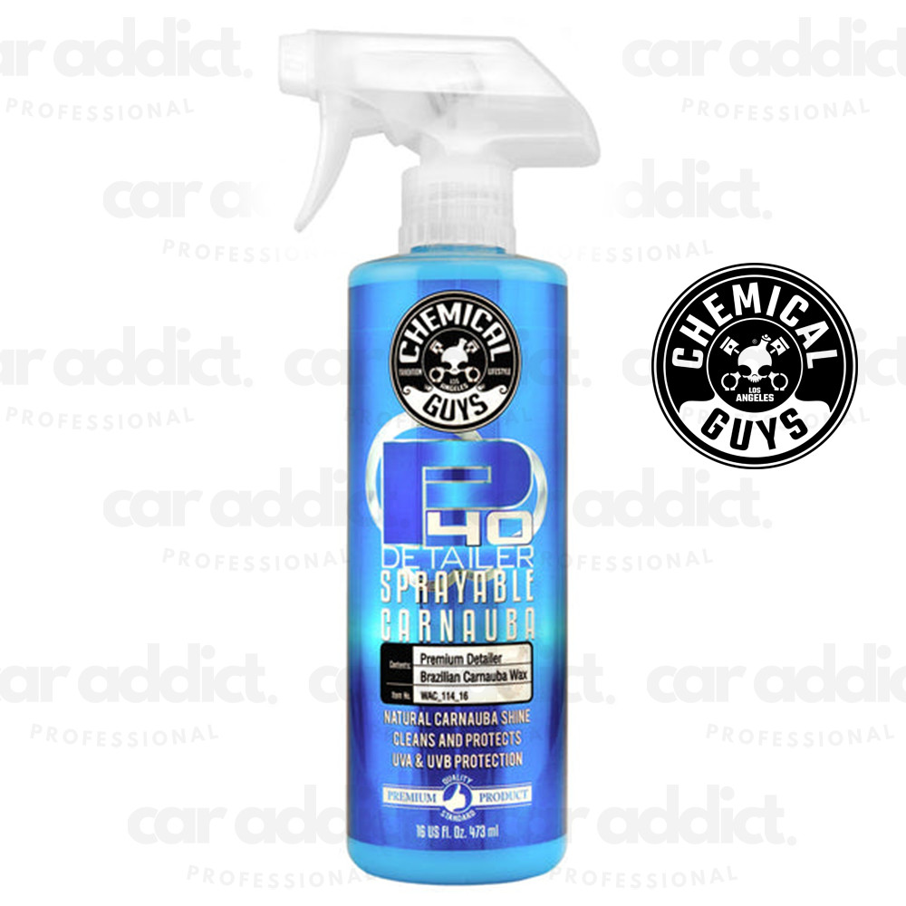 Chemical Guys P40 Detailer with Carnauba Spray (16 oz) ขวดแท้ น้ำยาเคลือบสีรถ ผสม carnauba wax