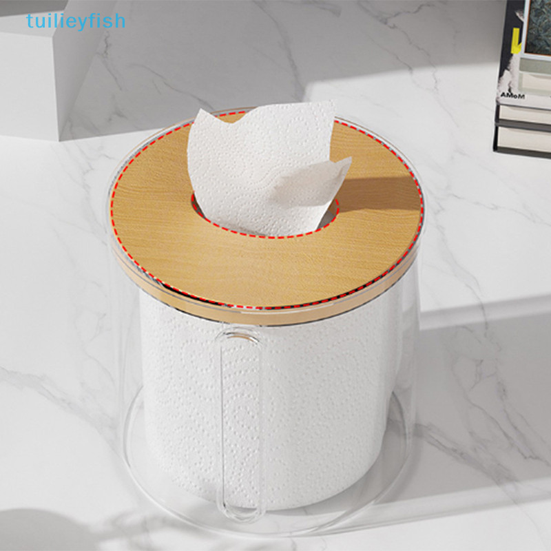 tuilieyfish ใหม่กล่องกระดาษทิชชูความเรียบง่ายสร้างสรรค์ห้องนั่งเล่นกล่องกระดาษในครัวเรือนกล่องผ้าเช็ดปากรีโมทคอนโทรลกล่องเก็บม้วนกระดาษกล่อง ฉัน