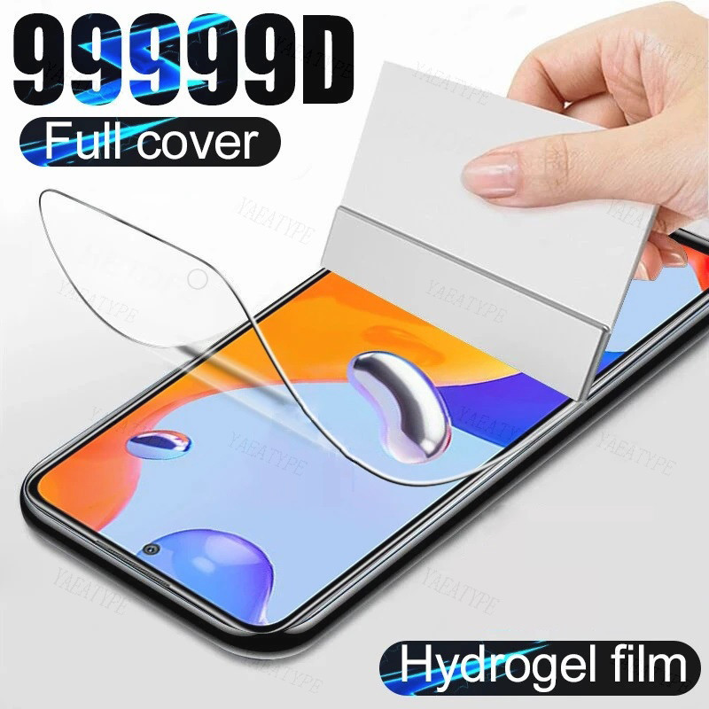 ฟิล์มไฮโดรเจล Full Cover HD สําหรับ iQoo 12, Neo9, Neo8, Neo7 Pro SE Racing 2 ชิ้น กันรอยหน้าจอใส/กันแอบมอง