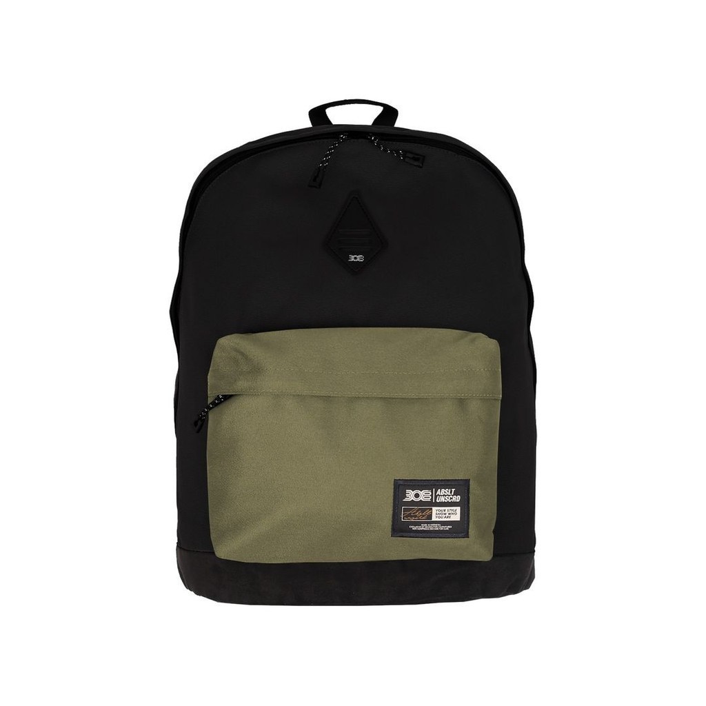 308 Abstract - BACKPACK / BIG LABEL SCRIPT LAPTOP BACKPACK - OLIVE
