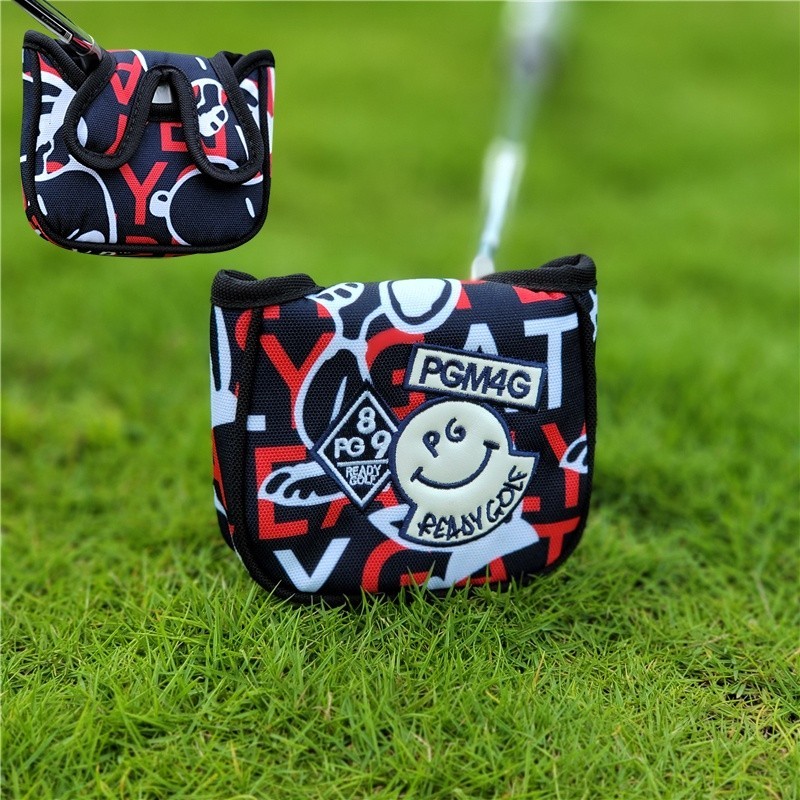 Pearly Gates Golf Mallet Headcover Golf Sports Club Mallet Puter Cover แม ่ เหล ็ ก