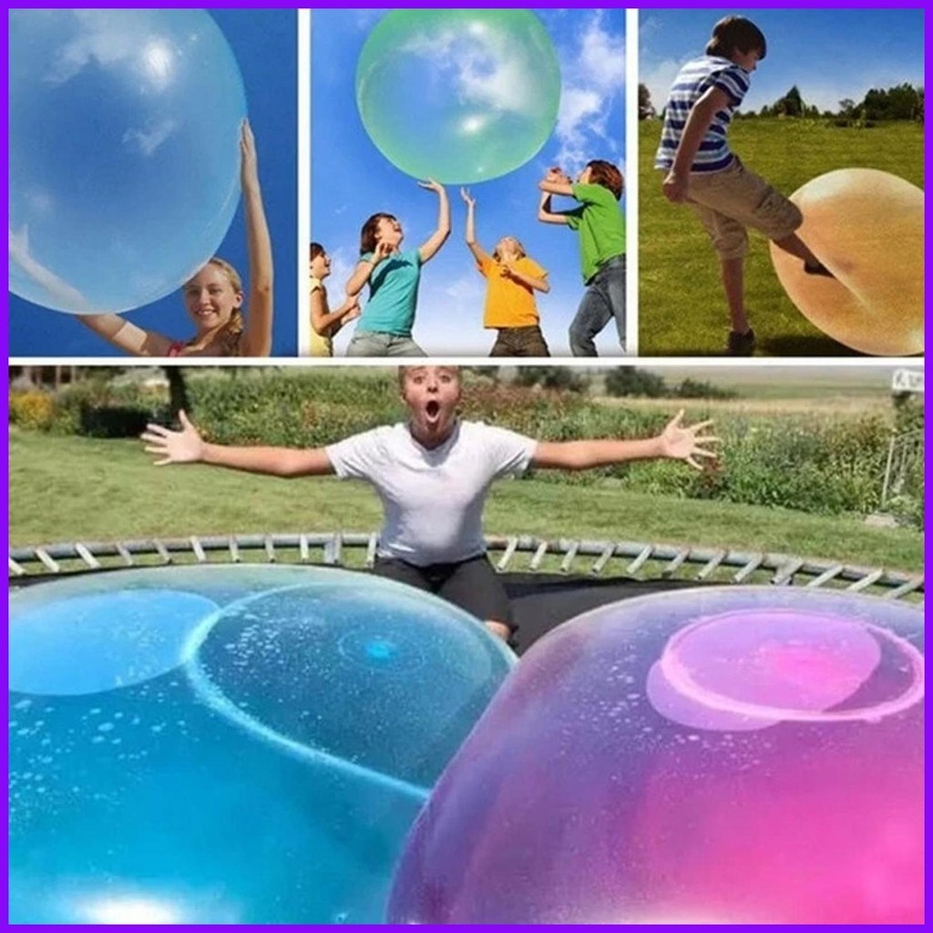 Super Soft Outdoor Beach Pool Ball Safe Bubble Ball สําหรับทุกวัย Family Fun Bubble Ball สําหรับ Poo
