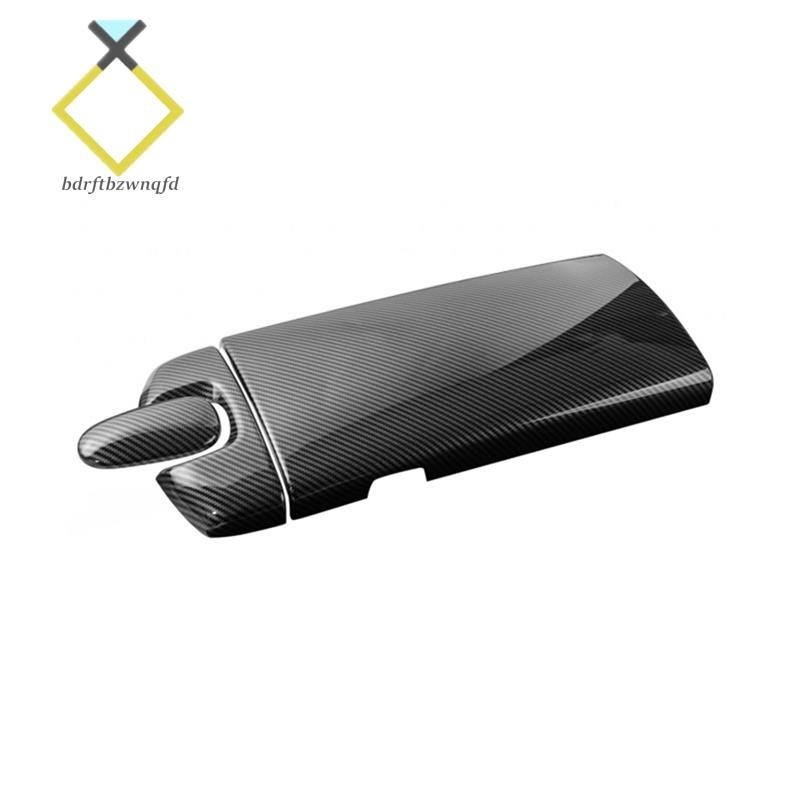 bdrftbzwnqfdคาร์บอนไฟเบอร์ Texture คอนโซลกลางคอนโซลกล่องโทรศัพท์ฝาครอบ Dial Pad สําหรับ Mercedes Benz S Class W221 2007-2013 เปลี่ยน