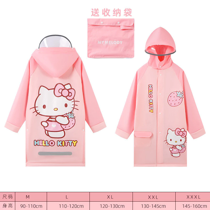 เสื้อกันฝนเด็ก Sanrio Melody Cinnamoroll Kuromi thumbnail 5