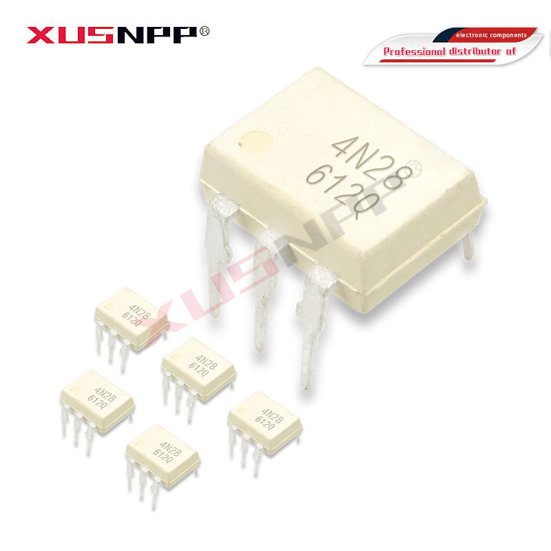 10PCS 4N28 DIP-6 EL4N28 DIP6 DIP ใหม่และ IC ส่วนประกอบอิเล็กทรอนิกส์