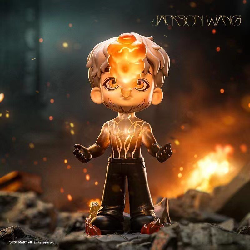 ของแท้ POPMART POPMART Kerman Series Figure-Made อินเทรนด์ Joint Mystery Box Magic Man