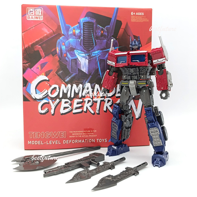 Transformers Rise of The Beasts Bumblebee Ironhide Deformation ของเล่น Transformer Stidio Series Sentinel Prime Shockwave Optimus Prime หุ่นยนต์รุ่นของเล่น