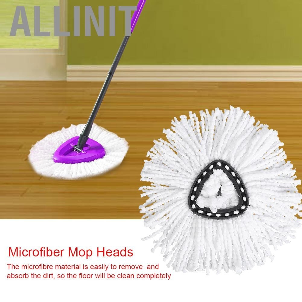 Allinit หัวม็อบไมโครไฟเบอร์ Spin Refill ทรงสามเหลี่ยม