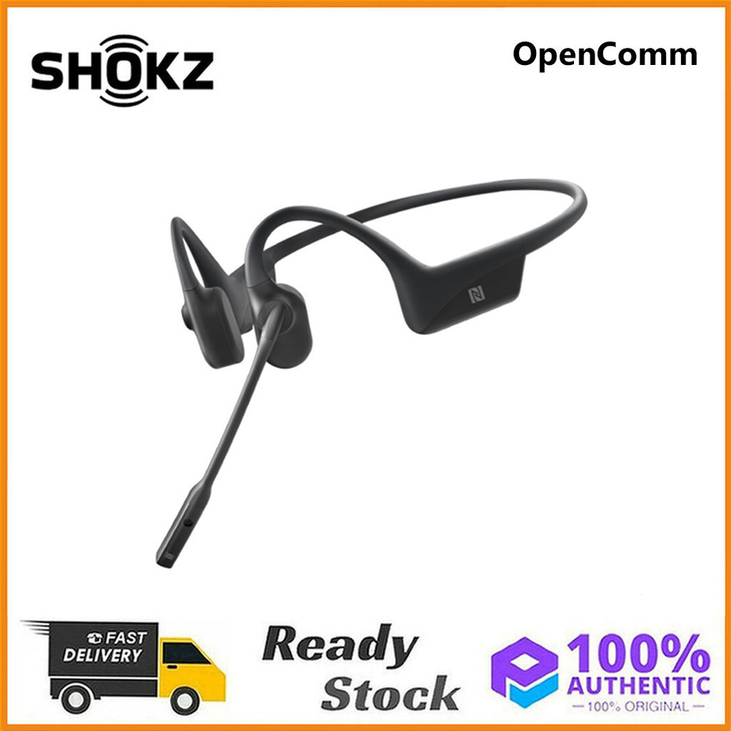 Shokz OpenComm หูฟังการนํากระดูกไร้สาย