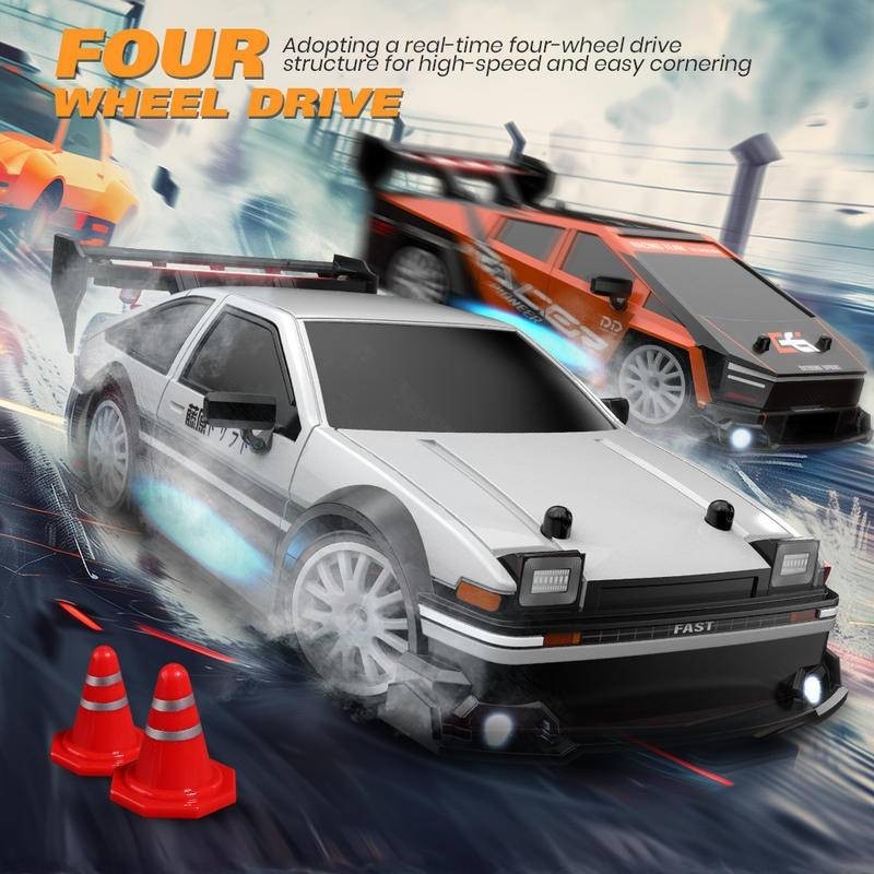 4wd RC 1/24 Drift Racing รถของเล่น GTR AE86 รถรุ่น Ford Mustang กีฬาสไตล์รถรีโมทคอนโทรลรถของเล่น thumbnail 7