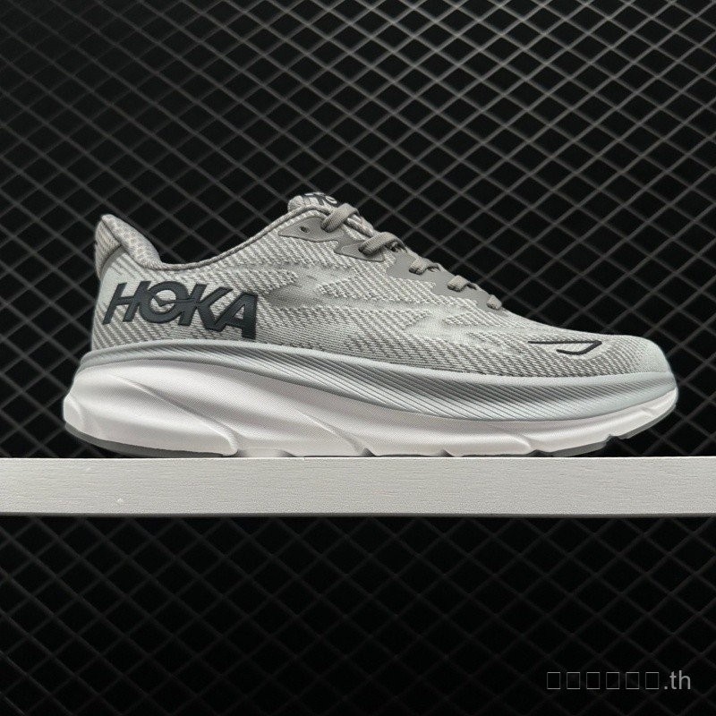 ❤Hoka One Clifton 9 น้ําหนักเบาเป็นพิเศษหนาระบายอากาศชุดชั้นในชายรองเท้าผู้หญิง 36-45 3SCB