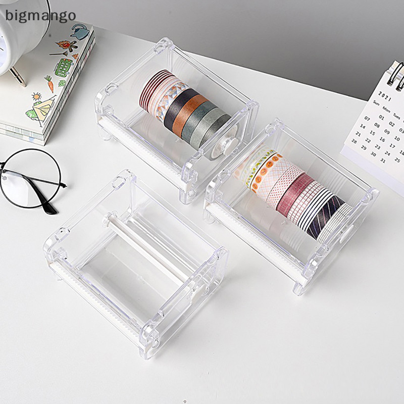 [bigmango] เครื่องตัดเทป Washi ที่เก็บเทป เครื่องตัดสํานักงาน เครื่องจ่ายเทป สินค้าใหม่