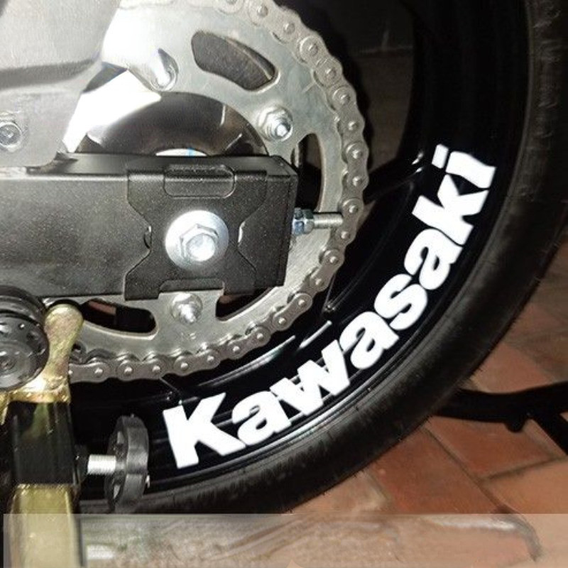 สติ๊กเกอร์ล้ออเนกประสงค์ Kawasaki Z250 Ninja ZX10R/6R สติ๊กเกอร์สะท้อนแสง