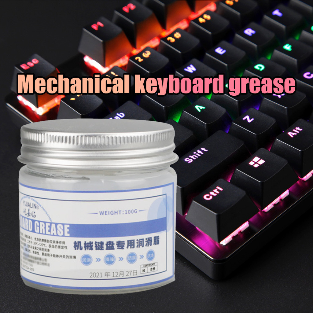 100g น้ํามันหล่อลื่นคีย์บอร์ดเกมมิ่ง จาระบี Keyboard Switch Lube Grease Switches Oil สีขาว ราคา ถูกที่สุด ดีลบีเคเค แกลเลอรีภาพที่ 4