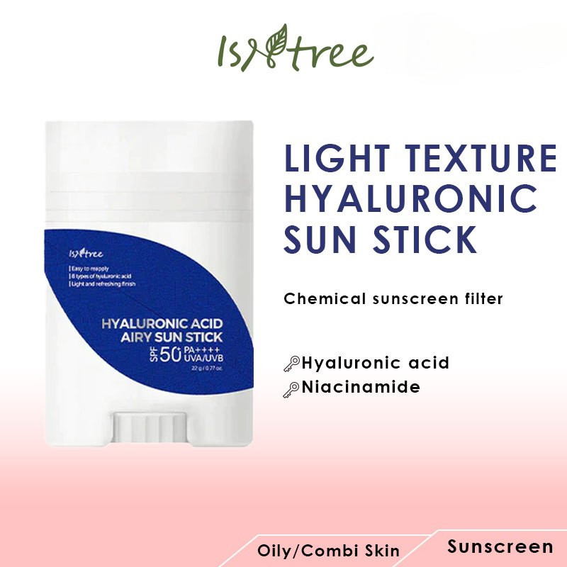 Isntree Hyaluronic Acid Airy Sun Stick SPF50+ PA++++