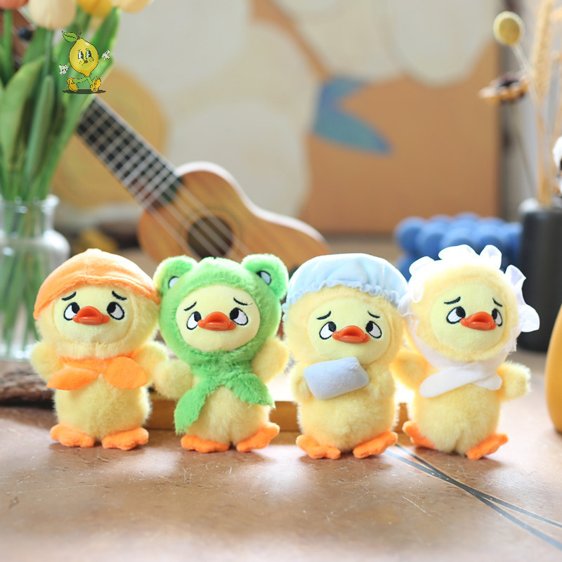 [mozh] 1pc เด็กของขวัญน่ารัก Annoying ทํางานเป็ด Annoying เป็ดน้อยสีเหลืองจี้ของเล่นตุ๊กตากระเป๋าแขวนเครื่องประดับตุ๊กตา [TH]