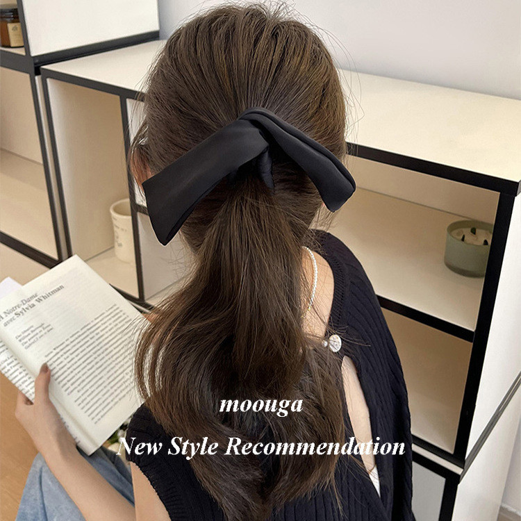 Mouga/simple Classy Rabbit Ear Banana Clip กิ๊บติดผมด้านหลังหัวแนวตั้งคลิปกิ๊บติดผมผ้าโพกศีรษะ