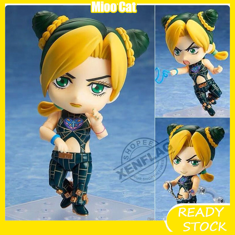 Nendoroid JoJos Bizarre Adventure 1815 # Jolyne Cujoh Action Figure Pvc Collection ของเล่นของขวัญสํา