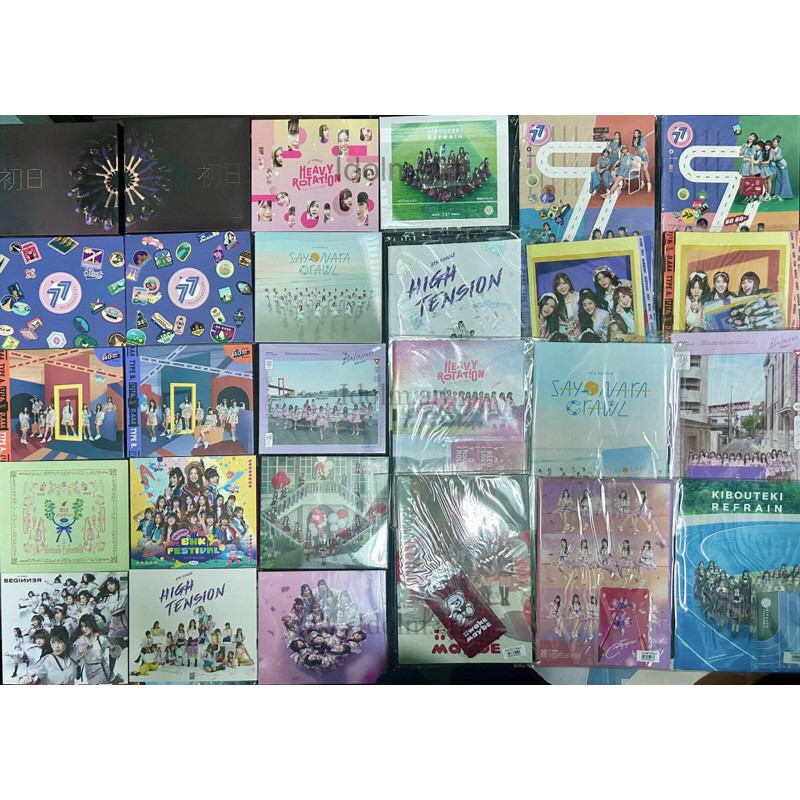 CD BNK48 แกะแล้ว ไม่มีรูปสุ่ม Borderless kimiwa festival Beginner 77ดินแดน  High Tension Heavy Rotation สัญญานะ ดีอะ